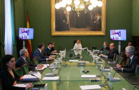 ep reunion de la mesa del congreso con intervenciones telematicas y bajo la presidencia de meritxell