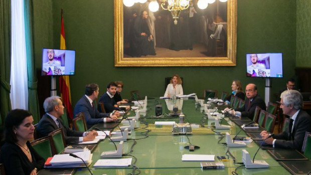 ep reunion de la mesa del congreso con intervenciones telematicas y bajo la presidencia de meritxell