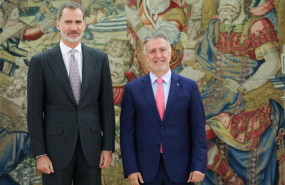 ep rey felipe vi recibepalaciola zarzuelapresidentegobiernocanarias angel victor torres