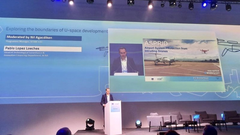 ep aena presenta en bruselas un proyecto para responder ante drones no autorizados en los
