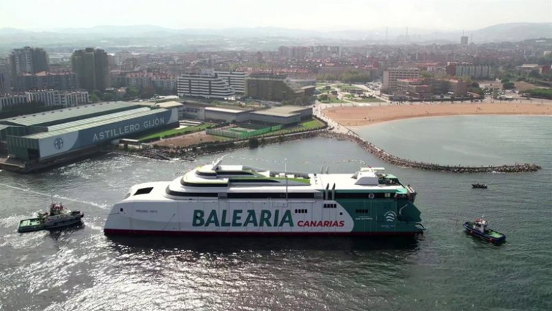 ep archivo imagen del fast ferry mercedes pinto de baleria 20260611141004 ep archivo imagen del fast ferry mercedes pinto de baleria 20260611141004