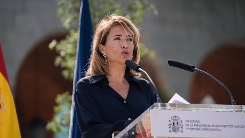 ep archivo la ministra de transportes raquel sanchez interviene en el acto homenaje a las victimas ep archivo la ministra de transportes raquel sanchez interviene en el acto homenaje a las victimas