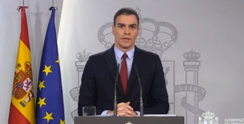 Comparecencia de Sánchez tras el Consejo de Ministros extraordinario | MONCLOA ep comparecencia de sanchez tras el consejo de ministros extraordinario