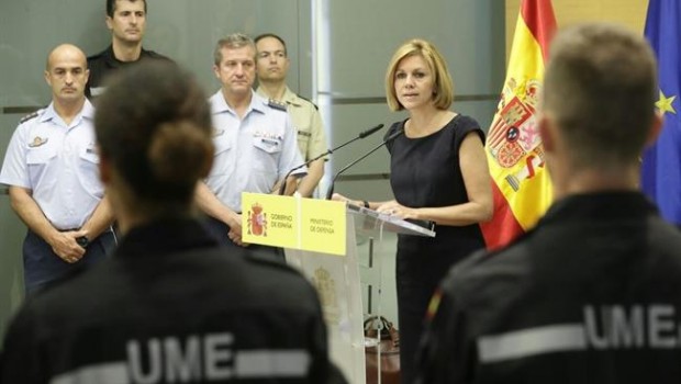 ep cospedal recibelos militaresla umetrabajaronfuegoportugal