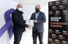 ep el director de la fundacion renault group espana en su visita a afala una de las tres