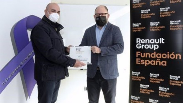 ep el director de la fundacion renault group espana en su visita a afala una de las tres