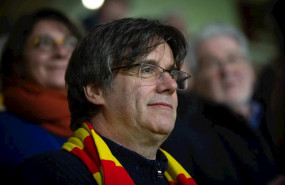 ep el expresidente de la generalitat carles puigdemont en su reciente visita a perpignan