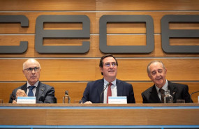 ep el presidente de asedas josep antoni duran i lleida el presidente de la ceoe antonio garamendi y