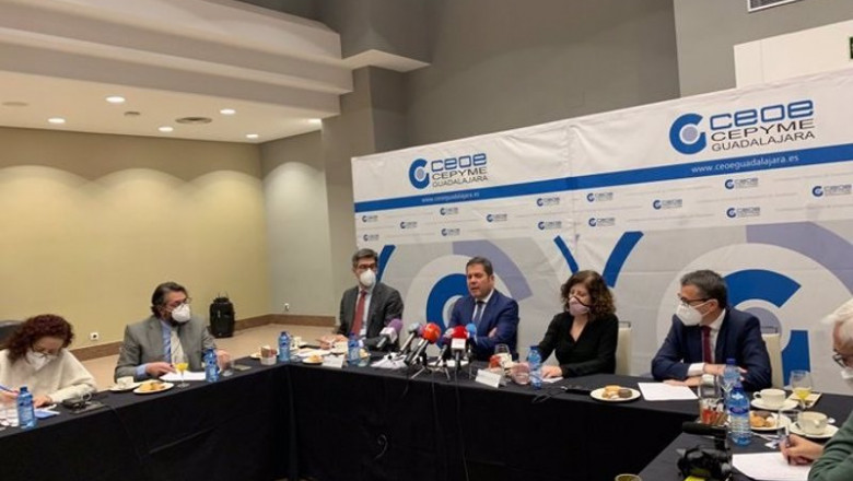 ep el presidente de cepyme gerardo cuerva en un desayuno informativo en guadalajara
