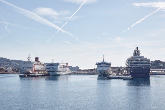 El puerto de Palma con cruceros. | APB - Archivo ep el puerto de palma con cruceros