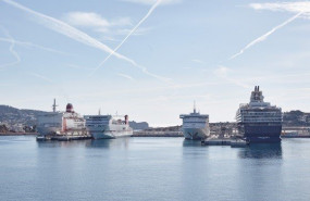 ep el puerto de palma con cruceros