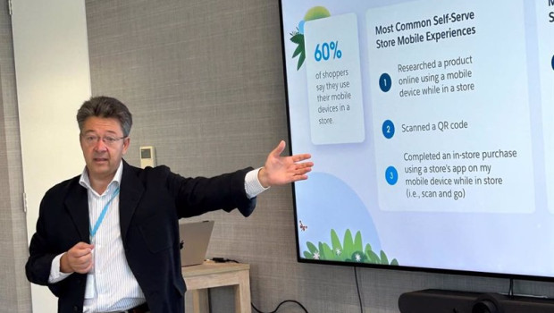 ep el vicepresidente de commerce cloud de salesforce iberia enrique mazon durante la presentacion de