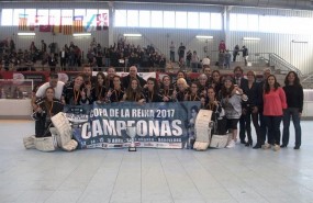 ep hc rubi cent patins hockey patines copa reina campeon