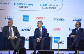 ep i d el ceo de kutxabank eduardo ruiz de gordejuela el ceo de ibercaja victor iglesias y el ceo de