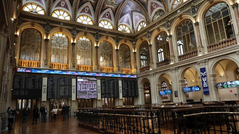 Interior del edificio de la Bolsa de Madrid | Marta Fernández - Europa Press ep interior del edificio de la bolsa de madrid 20200311092004