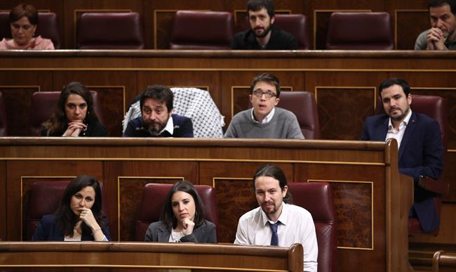 Ione Belarra, Irene Montero, Pablo Iglesias y otros diputados de Unidos Podemos | EUROPA PRESS ep ione belarra irene montero pablo iglesiasotros diputadosunidos podemos 20170511072201