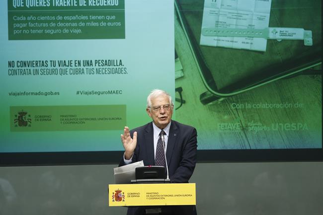 ep josep borrell presentacampana viaja informado viaja seguro