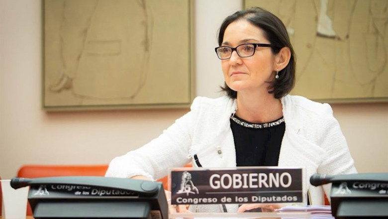 ep la ministra de industria comercio y turismo reyes maroto durante su intervencion en la comision ep la ministra de industria comercio y turismo reyes maroto durante su intervencion en la comision