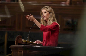 ep la portavoz del grupo popular en el congreso cayetana alvarez de toledo desde la tribuna de la