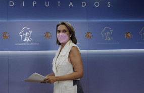 ep la portavoz parlamentaria del pp cuca gamarra durante una rueda de prensa tras una reunion de la