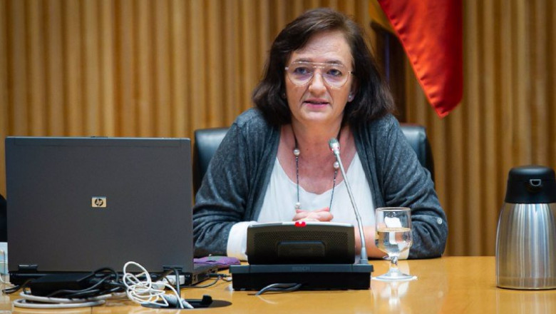 La presidenta de la AIReF, Cristina Herrero, en una imagen de archivo | CONGRESO - Archivo ep la presidenta de la airef cristina herrero en una imagen de archivo