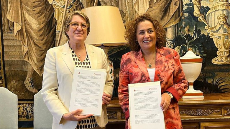 ep la secretaria general de formacion profesional esther monterrubio y la directora general de la
