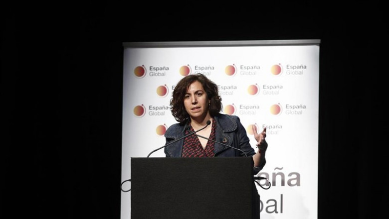 ep la secretariaestadola espana global irene lozano intervienela presentacionblog the real spain encirculobellas artesmadrid