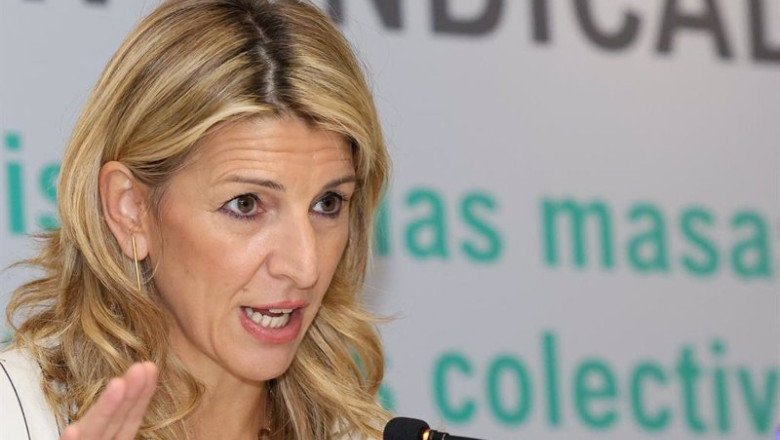 ep la vicepresidenta segunda y ministra de trabajo y economia yolanda diaz interviene en la ep la vicepresidenta segunda y ministra de trabajo y economia yolanda diaz interviene en la