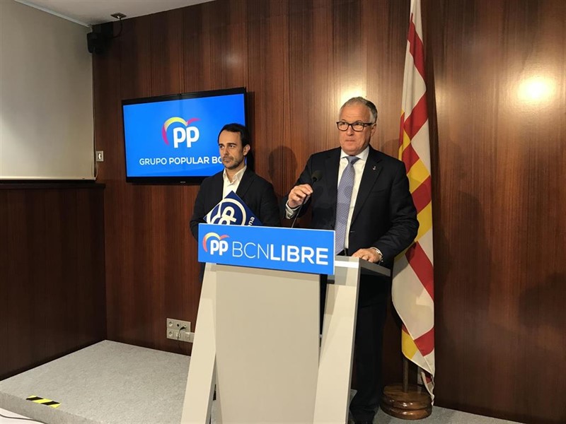 ep los concejales del pp en barcelona oscar ramirez y josep bou