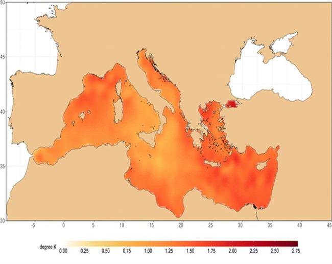 El mar Mediterráneo alcanza los 30ºC por la ola de calor | AEMET ep mar mediterraneo alcanza30cla olacalor