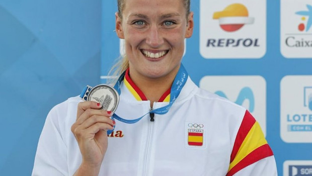 ep mireia belmonte una de las nadadoras espanolas que compiten en la liga internacional de natacion
