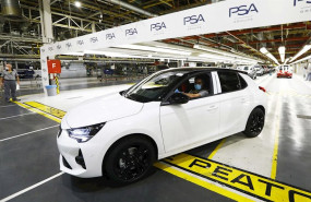 ep salen de la planta de psa en figueruelas los primeros corsa tras la reanudacion de la actividad