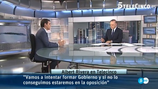 Albert Rivera, Telecinco, Piqueras