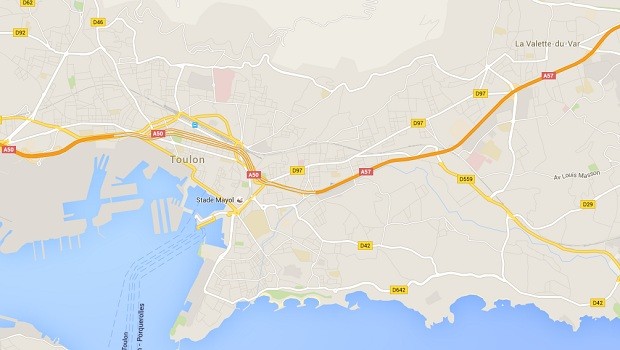 Toulon Google Maps