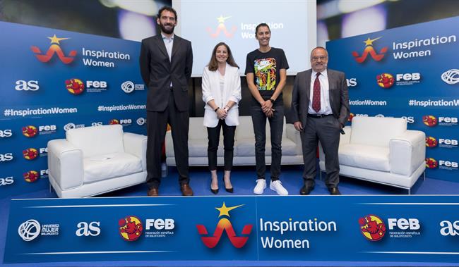 Alba Torrens y Jorge Garbajosa, en el Inspiration Women | ALBERTO NEVADO / LOF-FEB ep alba torrensjorge garbajosa eninspiration women