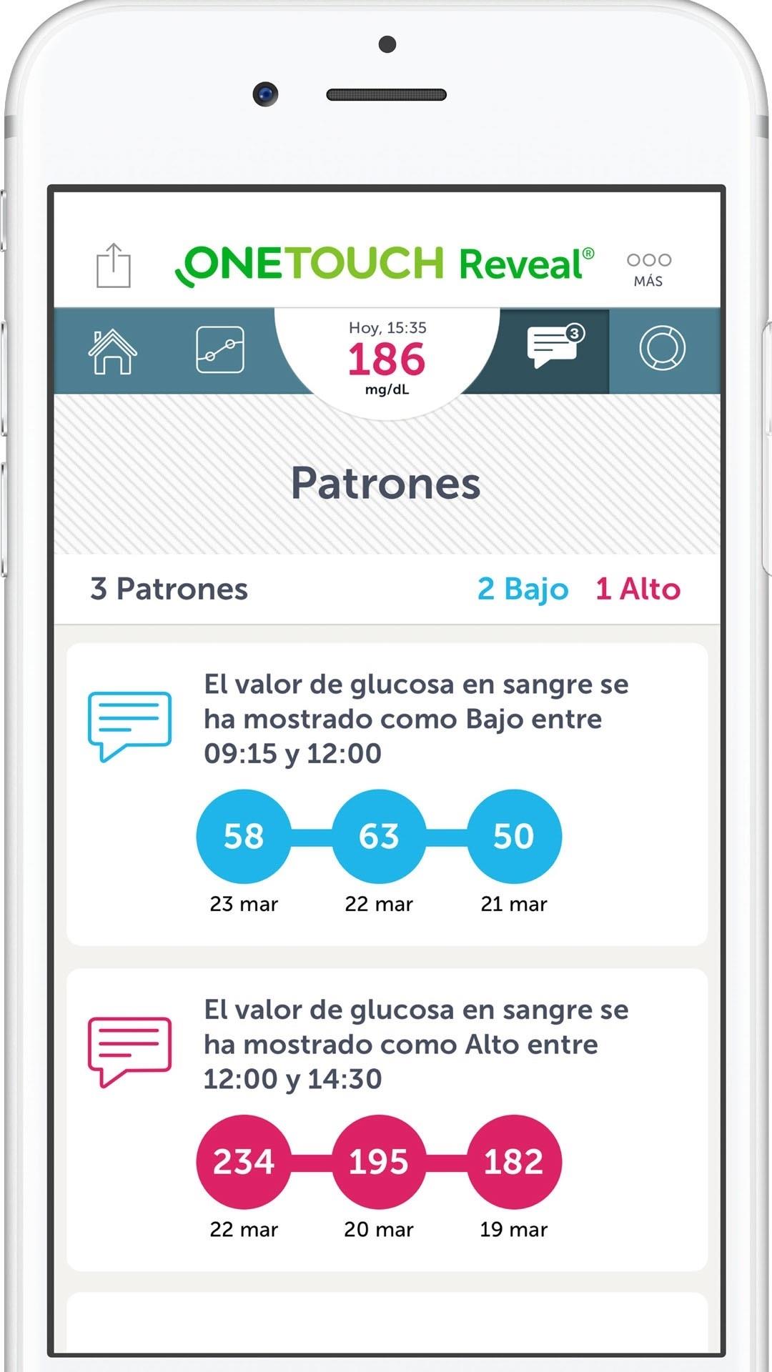App OneTouch Reveal, de Johnson&Johnson | ONETOUCH REVEAL ep app onetouch reveal de johnsonjohnson