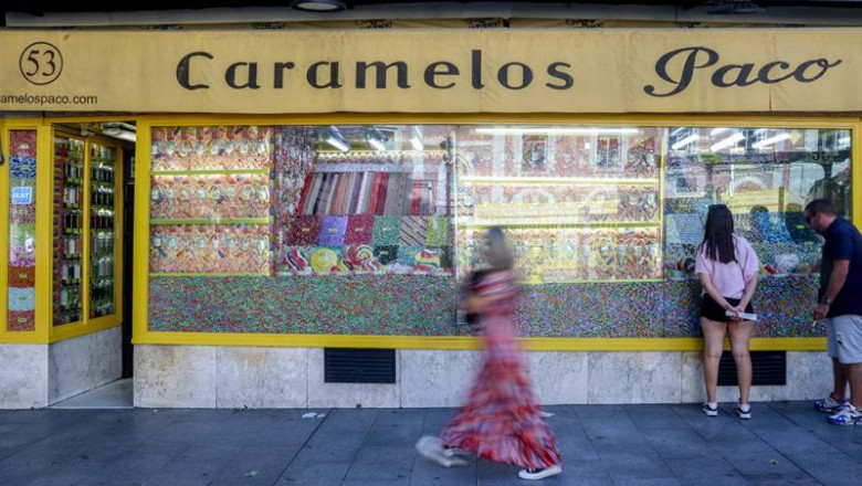 ep archivo escaparate de una tienda de chuches a 6 de agosto de 2023 en madrid espana ep archivo escaparate de una tienda de chuches a 6 de agosto de 2023 en madrid espana