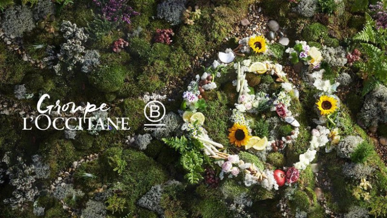 ep archivo logo de loccitane sobre un fondo floral ep archivo logo de loccitane sobre un fondo floral