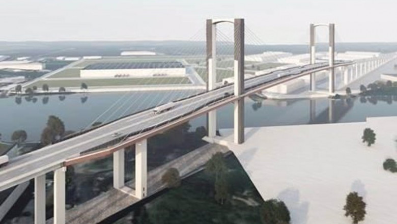 Archivo - Recreación del Puente del Centenario de Sevilla tras la obra de sustitución de tirantes y ampliación de carriles. | ACCIONA - Archivo ep archivo recreacion del puente del centenario de sevilla tras la obra de sustitucion de tirantes
