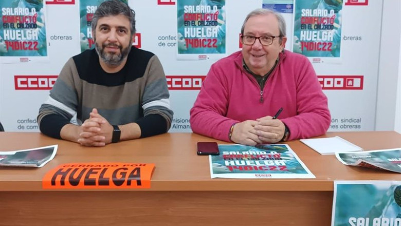 ep carlos navalon integrante del equipo de ccoo en la mesa de negociacion del convenio del calzado ep carlos navalon integrante del equipo de ccoo en la mesa de negociacion del convenio del calzado