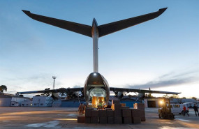 ep descarga de la carga en las instalaciones de airbus getafe en madrid espana