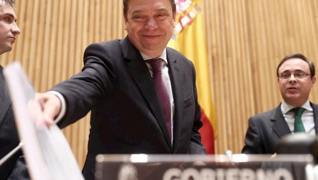 ep el ministro de agricultura pesca y alimentacion luis planas momentos antes de su comparecencia en