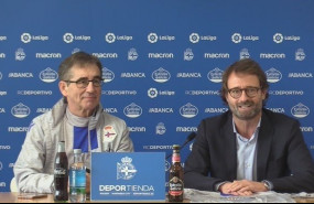 ep el nuevo entrenador del deportivo fernando vazquez en su presentacion oficial en la temporada