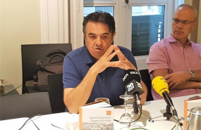 ep el periodista y escritor marti dominguez durante la presentacion de su nueva novela lesperit del