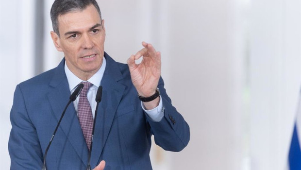 ep el presidente del gobierno pedro sanchez ofrece una rueda de prensa tras recibir al primer