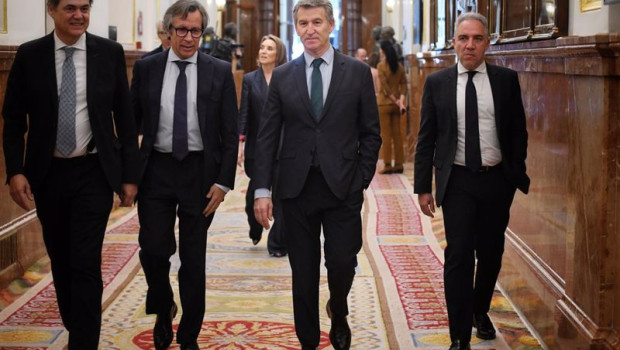 ep el presidente del partido popular alberto nunez feijoo 2d durante una sesion plenaria en el ep el presidente del partido popular alberto nunez feijoo 2d durante una sesion plenaria en el
