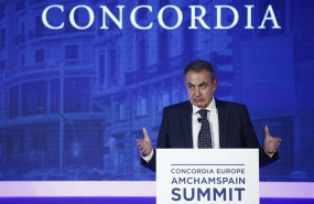 ep expresidentegobierno jose luis rodriguez zapatero duranteintervencionla i concordia europe - amchamspain summit