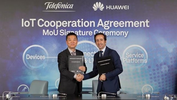 ep huawei telefonica desarrollaran tecnologi nb-iot