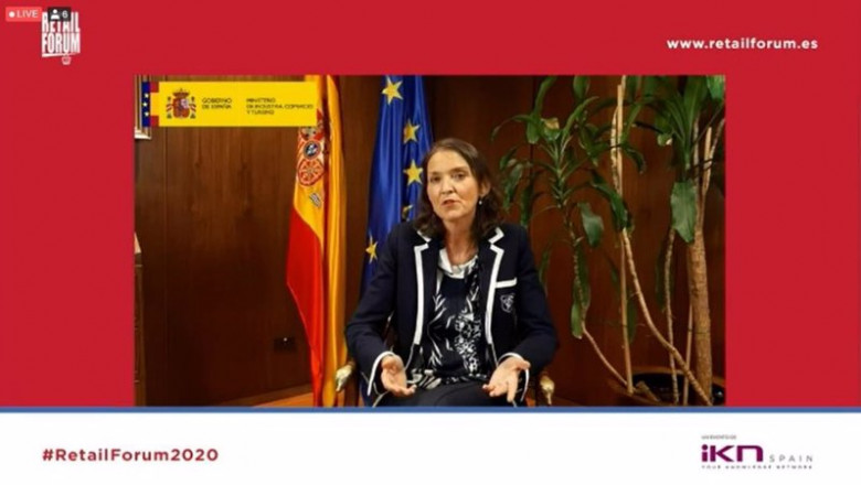 ep la ministra de industria comercio y turismo reyes maroto en su participacion en el retail forum