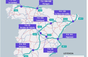 ep localizacion de las ocho estaciones de servicio